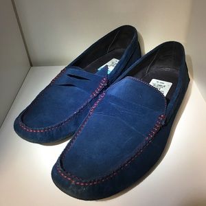 Donald J Pliner Blue suede Loafers